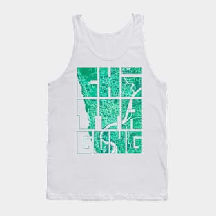 Chittagong, Bangladesh City Map Typography - Watercolor Tank Top